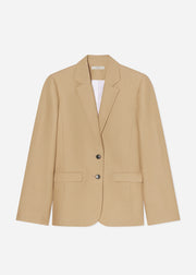Structured Single-Breasted Blazer - Camel - CO Collections